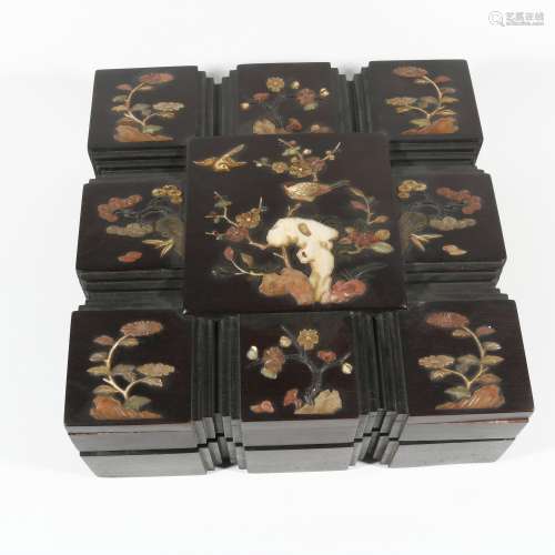 Mother-Of-Pearl Inlay Study Room Box, China