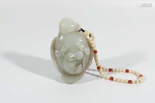 White Jade Pendant, China