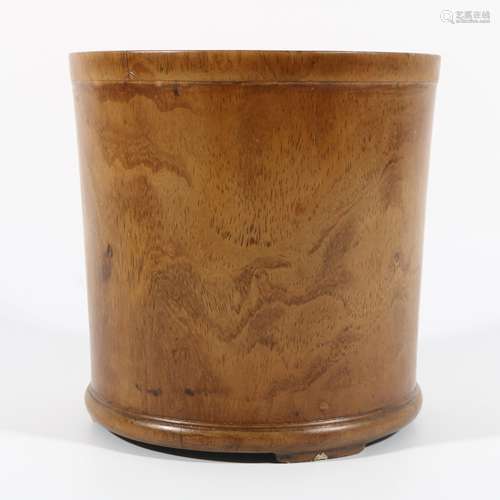 Huanghuali Wooden Brush Pot, China