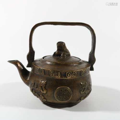 Bronze Carving Pot, China
