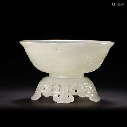 CHINA LIAO DYNASTY HETIAN JADE BOWL