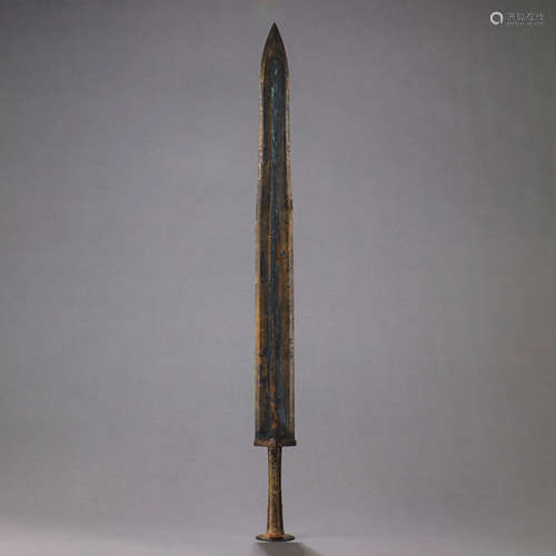 BRONZE SWORD OF THE WAR AND HAN DYNASTIES IN CHINA