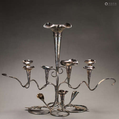 BRITISH FINE SILVER CANDLESTICK