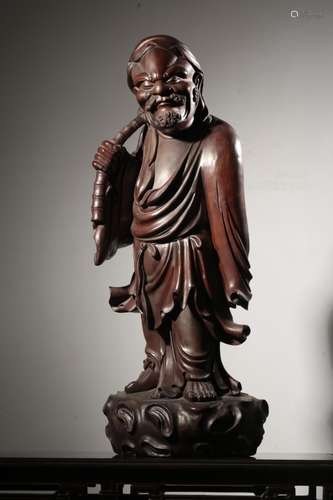 Republican Chinese Wood Carved Figural