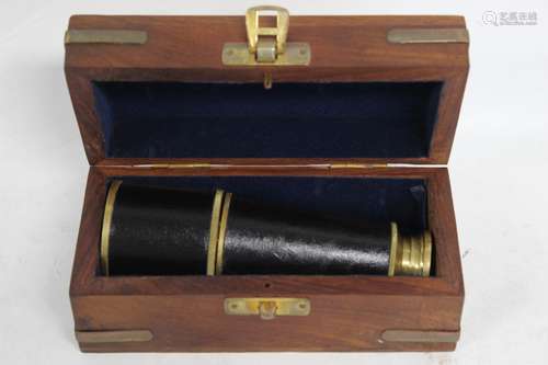 A Telescope w/ Wooden Box