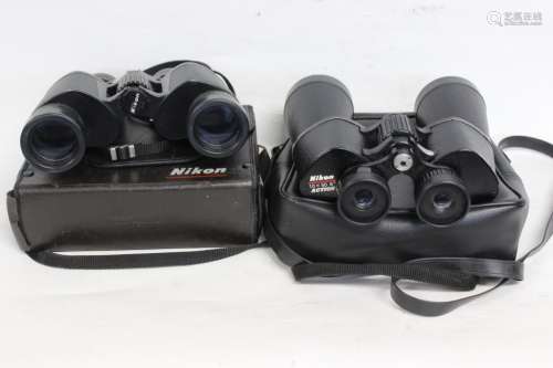 Two Nikon Binoculars
