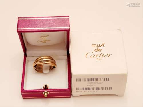 Original Cartier 18K Gold Ring Box