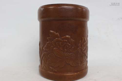 Chinese Gourd Brushpot