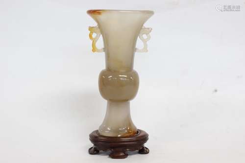 Chinese Agate Vase