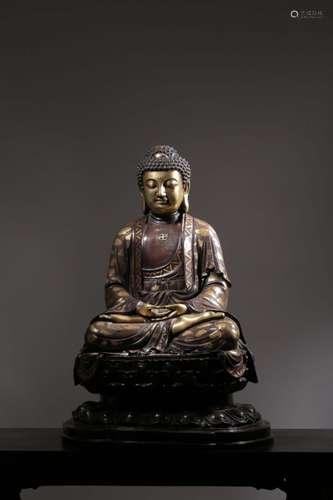 Chinese Gilt Bronze Buddha