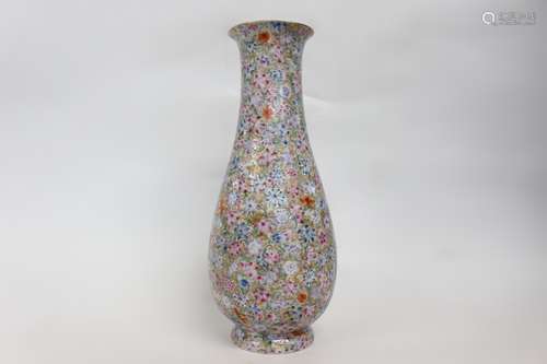 Chinese Famille Rose Porcelain Vase,Mark