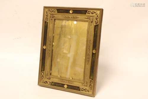 Bronze Photo Frame, 19th.C