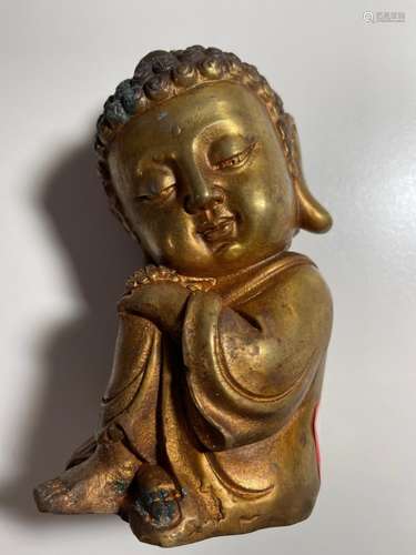 Chinese Gilt Bronze Buddha