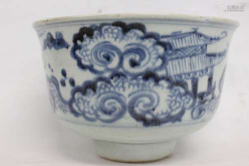 Chinese Blue and White Porcelain Bowl