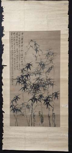 Chinese Ink Color Scroll Painting