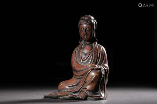 Chinese Bronze Guanyin