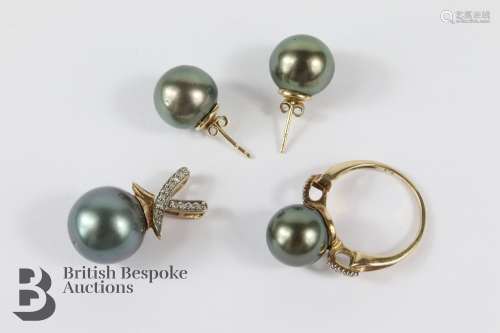 Tahitian Pearl Jewellery Suite