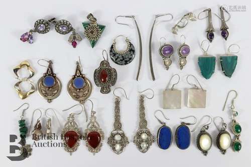 Quantity of Semi-Precious Stone Earrings