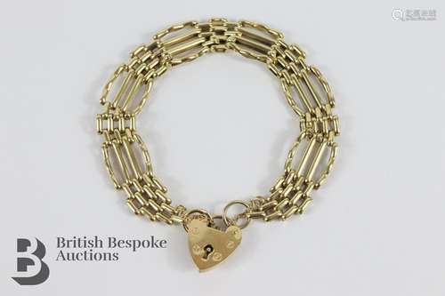 9ct Gatelink Bracelet