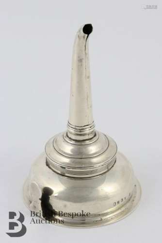 George III Silver Wine Funnel - Bateman