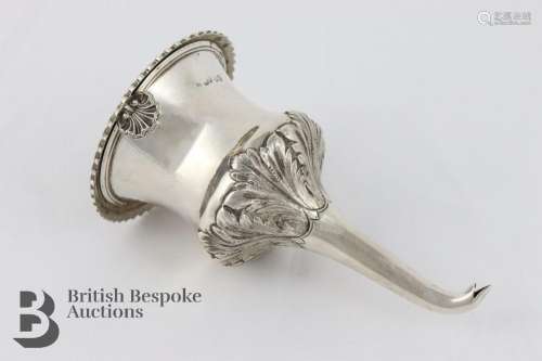 George IV Silver Wine Funnel