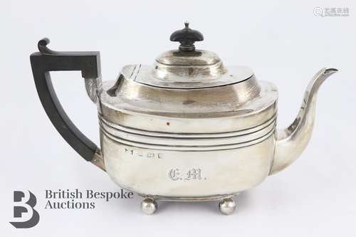 Edward VII Silver Tea Pot