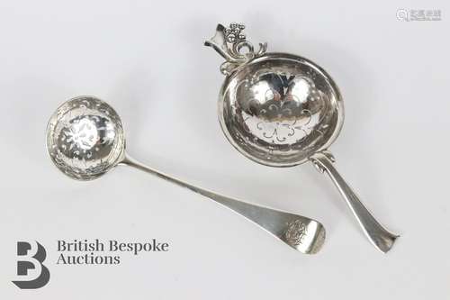 Asprey of London Silver Tea Strainer