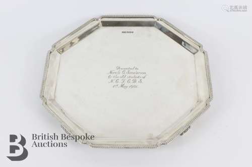 20th Century Silver Tray