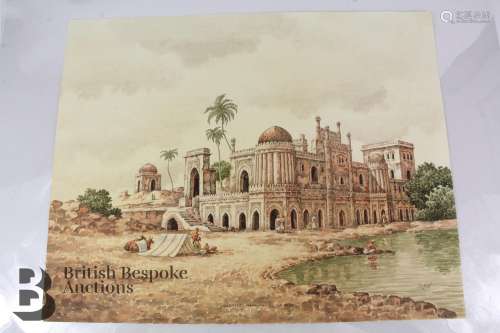 Collection of 19th Century Watercolours of India