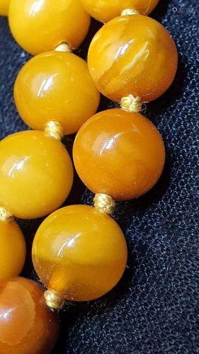 Natural AMBER MILA NECKLACE