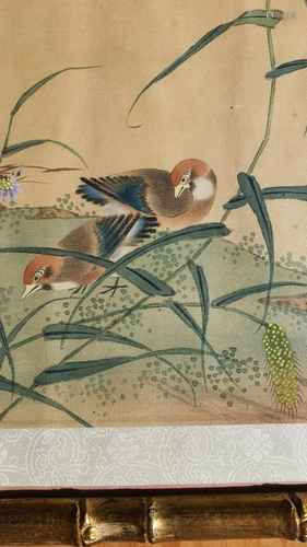 Two Qing Dynasty handmade paintings