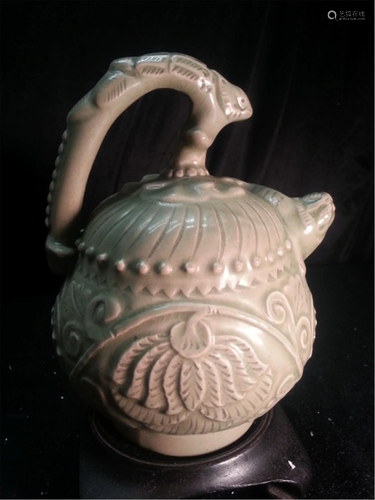 ANTIQUE PORCELAIN Teapot