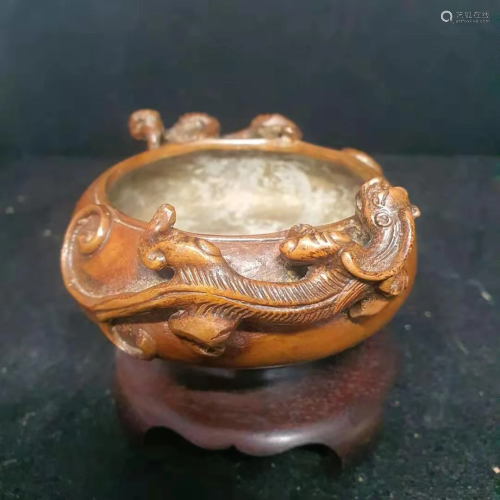 Antique Copper incense burner