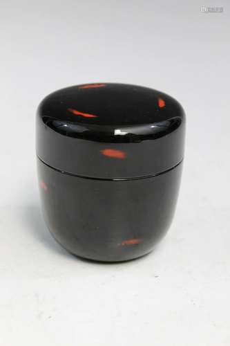 Japanese Lacquer Tea Caddy Box