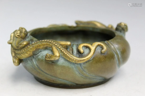 Chinese Brass Incense Burner