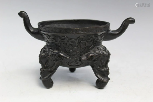 Chinese Bronze Incense Burner