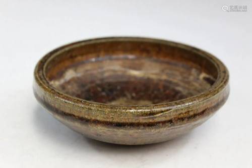 Chinese Brown Glaze Pottery Bowl