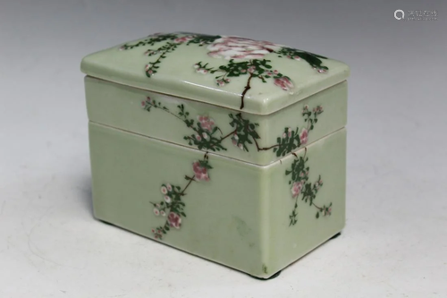 Japanese Celadon Porcelain Stacking Box