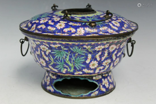 Chinese Enameled Hotpot