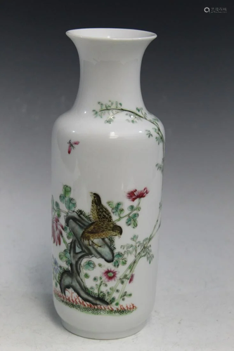 Chinese Famille Rose Porcelain Vase