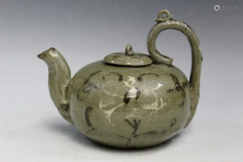 Korean Celadon Pottery Teapot
