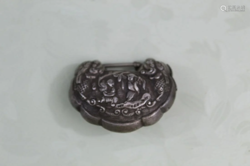 Chinese Silver Pendant