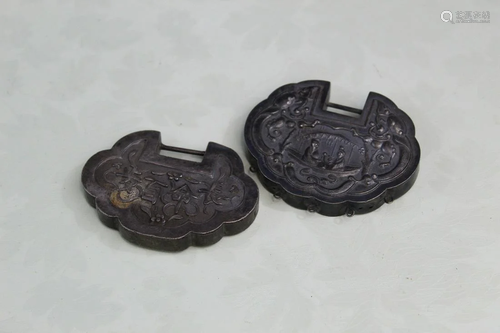 Two Chinese Silver Pendants