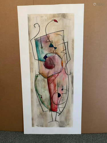 Eric Waugh "Navro A II #8" original painting on pa...