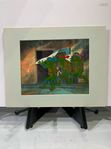 Teenage Ninja Turtles original production animation art