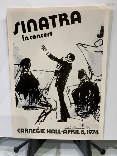 Leroy Neiman "Sinatra in Concert: Carnegie Hall, 1974&q...