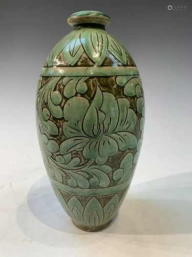 Green Glazed Vase