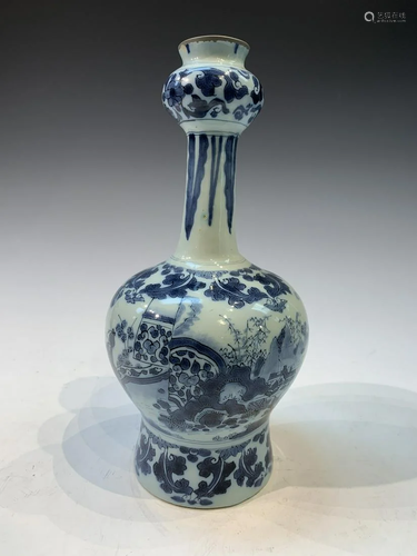 Dutch Pottery Garlic Top Vase