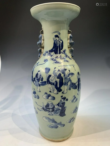 Chinese Blue and White Porcelain Vase