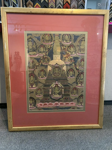 Thangka painting-framed